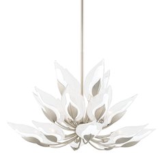 Blossom Chandelier, Silver Leaf