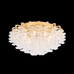 Alsace Semi Flush, Vintage Gold Leaf