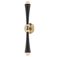 Tupelo Wall Sconce, Aged Brass
