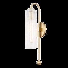 Skye Wall Sconce, Aged Brass
