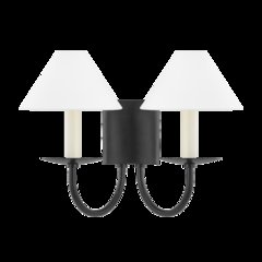 Lenore Wall Sconce In Soft Black Color