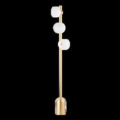 Belle Floor Lamp, Aged Brass