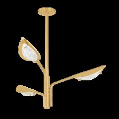 Levin Chandelier, Aged Brass