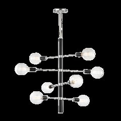 Astrid Chandelier, Polished Nickel