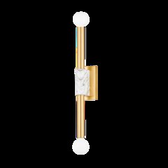 Goldie Wall Sconce, Aged Brass