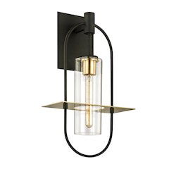 Smyth Exterior Wall Sconce, Textured Bronze