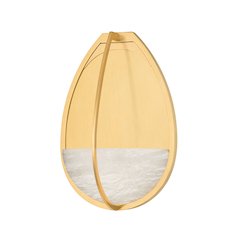 Lloyd Wall Sconce, Aged Brass