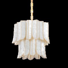 Cartagena Chandelier, Vintage Gold Leaf