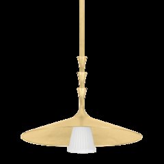 Vails Gate Pendant, Vintage Gold Leaf