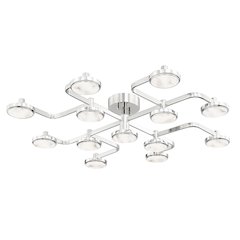 Meander Semi Flush, Polished Nickel