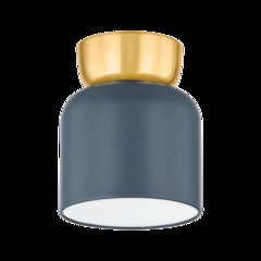 Batya Flush Mount, Aged Brass