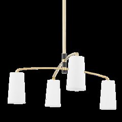 Evelyn Chandelier, Aged Brass