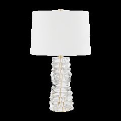 Bellarie Table Lamp, Aged Brass