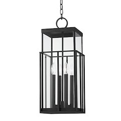 Longport Exterior Pendant, Texture Black
