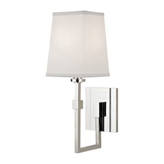 Fletcher Wall Sconce, Polished Nickel
