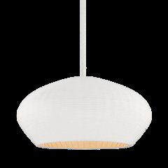 Ferndale Pendant, Gesso White