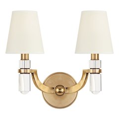 Dayton Wall Sconce, Aged Brass