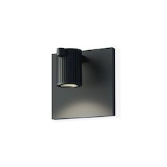 Suspenders Wall Sconce, Satin Black