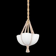 Amberley Pendant, Vintage Gold Leaf