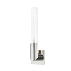 Asher Wall Sconce, Polished Nickel