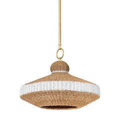 Bethel Pendant, Vintage Gold Leaf