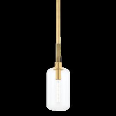 Lenox Hill Pendant, Aged Brass