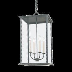 Zuma Exterior Pendant, Verdigris