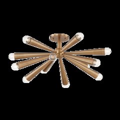 Keanu Semi Flush, Patina Brass