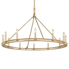 Sutton Chandelier, Champagne Leaf