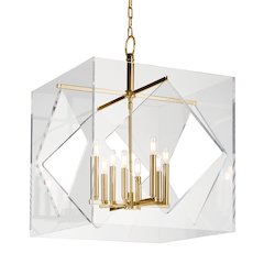 Travis Chandelier, Aged Brass