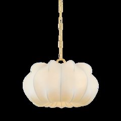 Keilah Pendant, Aged Brass