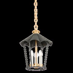Wildomar Lantern, Vintage Gold Leaf