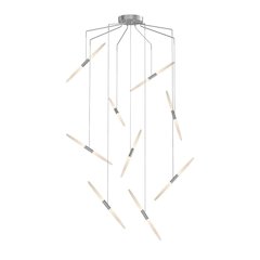 Ballet Pendant, Bright Satin Aluminum