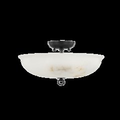Somerset Semi Flush, Distressed Bronze