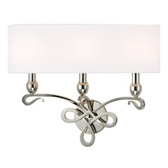 Pawling Wall Sconce, Polished Nickel