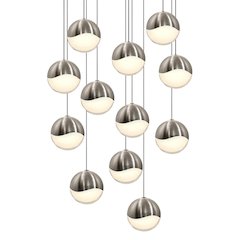 Grapes Pendant, Satin Nickel