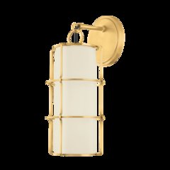 Sovereign Wall Sconce, Aged Brass