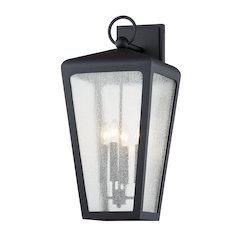 Mariden Exterior Wall Sconce, Textured Iron