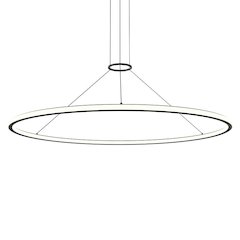 Luna Pendant, Satin Black