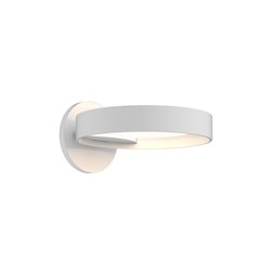 Light Guide Ring Wall Sconce, Satin White