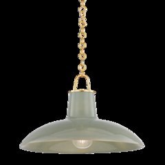 Pottersville Pendant, Aged Brass