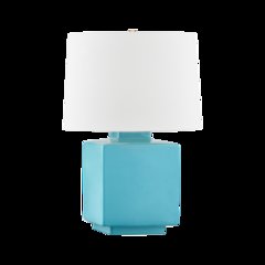Hawley Table Lamp, Aged Brass