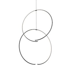 Torc Pendant, Satin Black