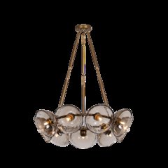 Diego Chandelier, Patina Gold Leaf