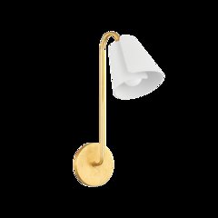 Lila Wall Sconce, Gold Leaf