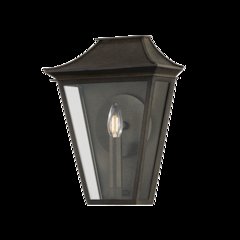 Tehama Exterior Wall Sconce, French Iron
