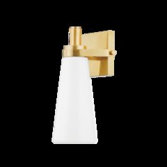 Trude Wall Sconce, Aged Brass