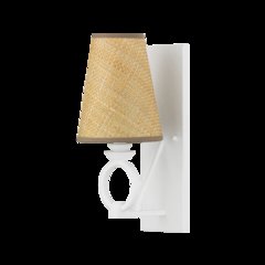 Pendelton Wall Sconce, White Plaster
