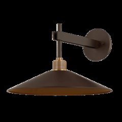 Harac Exterior Wall Sconce, Patina Brass