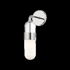 Emilia Wall Sconce, Polished Nickel